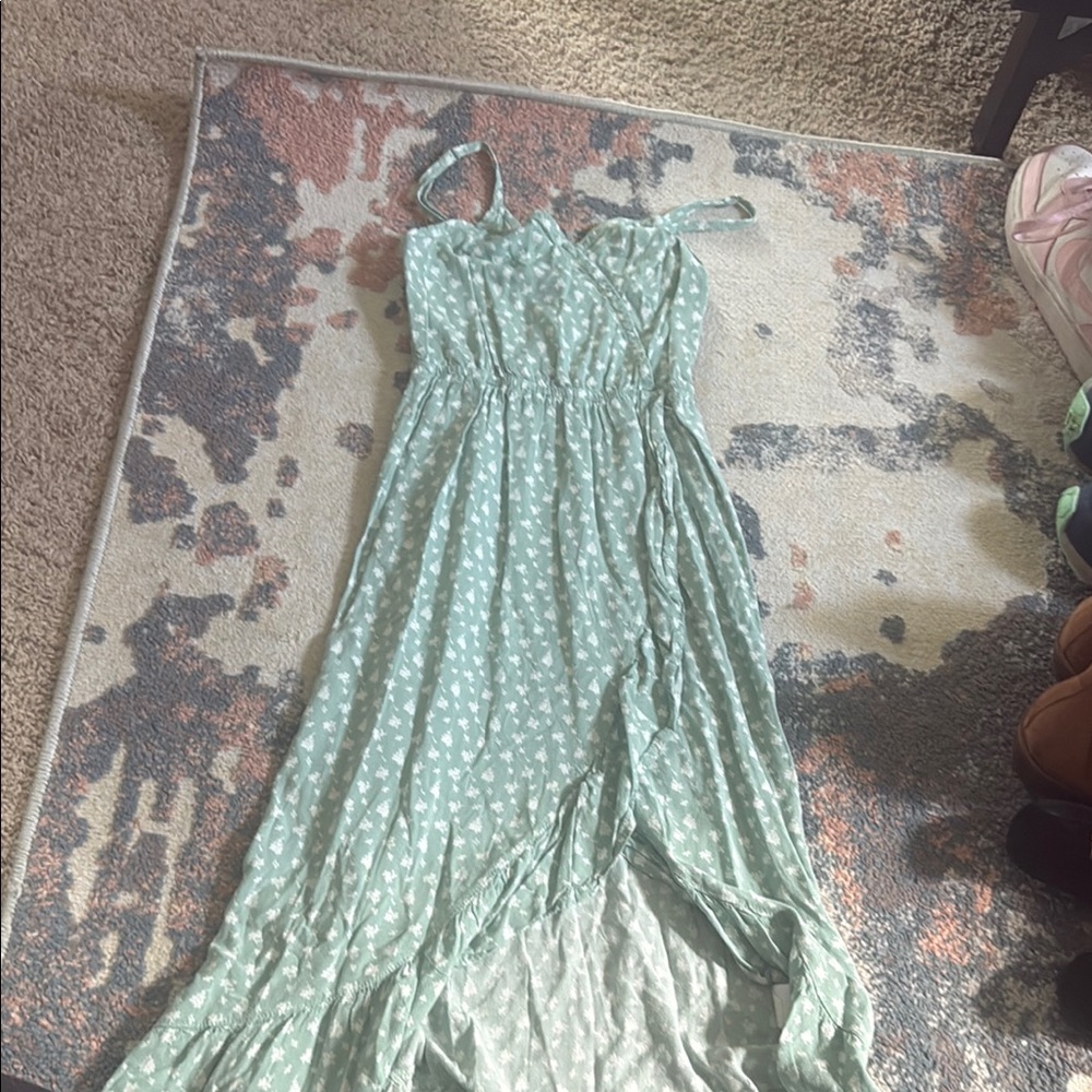 Chic One Shoulder Mint Green Dress